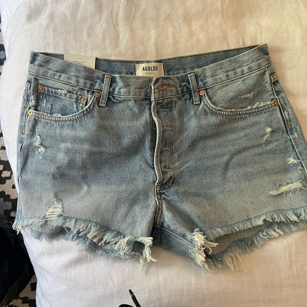 AGOLDE denim shorts